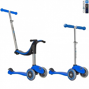 Самокат Y-Scoo Globber My Free New Technology Seat 4 in 1 с блокировкой колес, синий (Y-Scoo Globber, 5949rt) Самокат Y-Scoo Globber My Free New Technology Seat 4 in 1 с блокировкой колес, синий (Y-Scoo Globber, 5949rt)